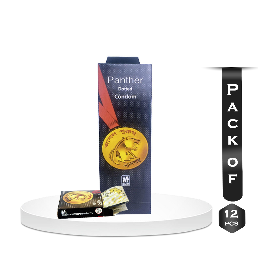 Panther Dotted Condom (12 pack )