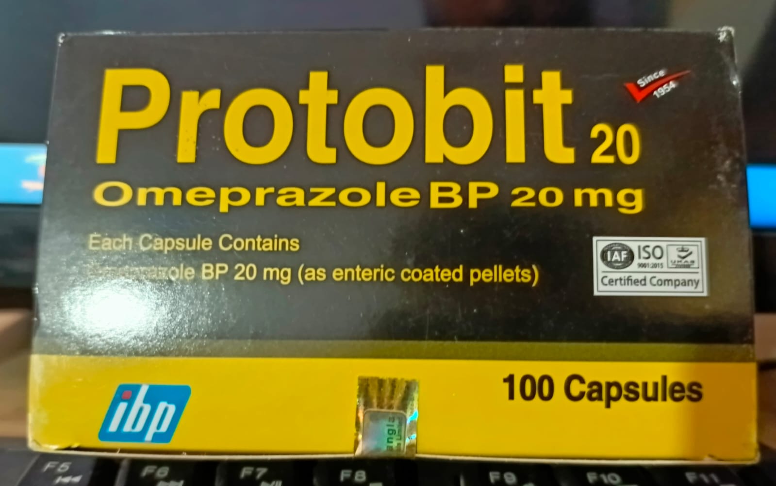 Capsule Protobit 20mg (100 pcs) (Indo Bangla)