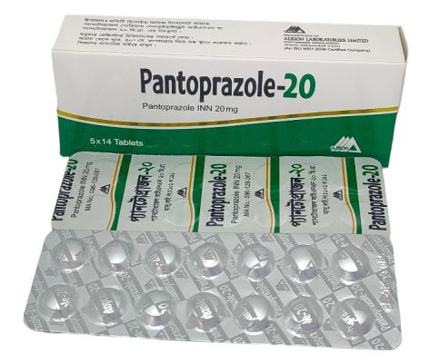 Tablet Pantoprazole 20mg (70 pcs)