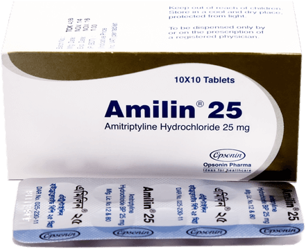 Tablet Amilin 25mg (140pcs)