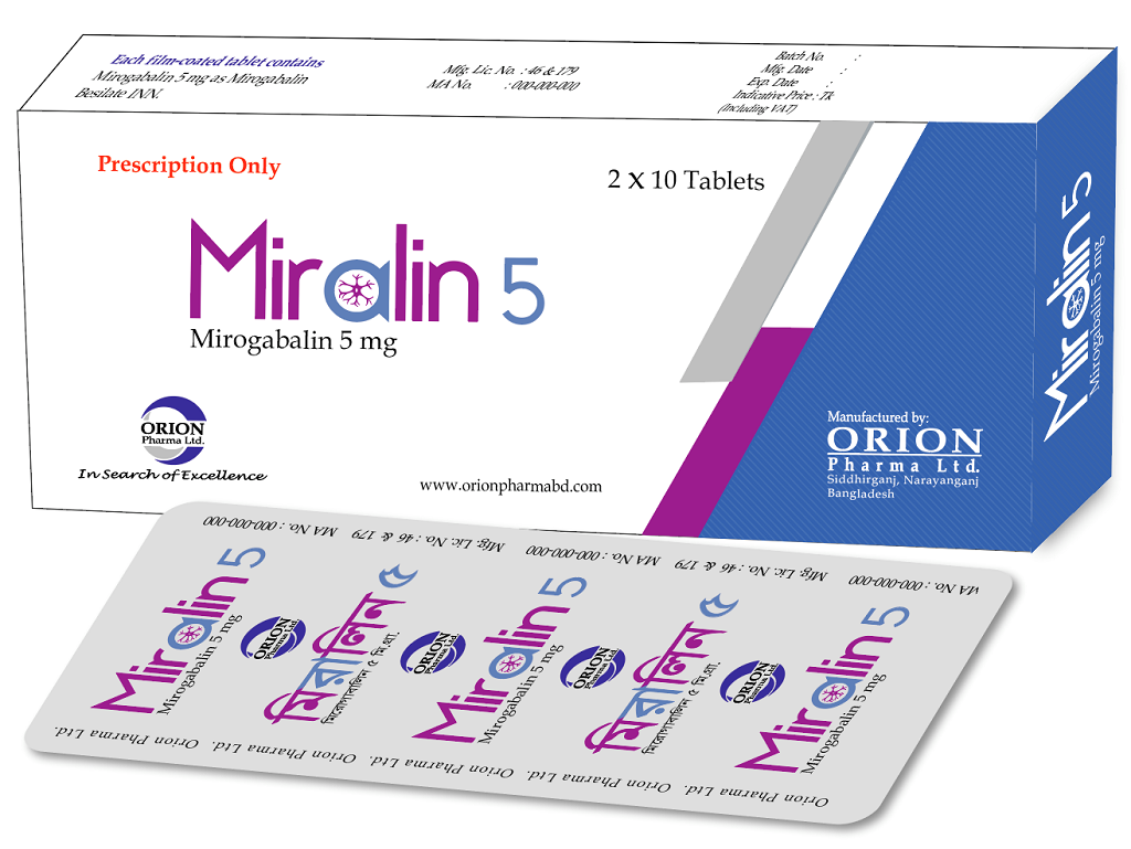 Tablet Miralin 2.5 mg ( 30pcs)