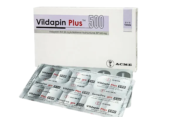 Tablet Vildapin plus 500 mg ( 30 pcs )