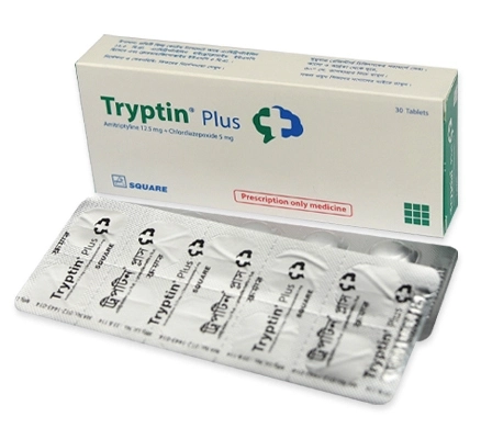 Tablet Tryptin plus 12.5 mg +5mg ( 30 pcs)