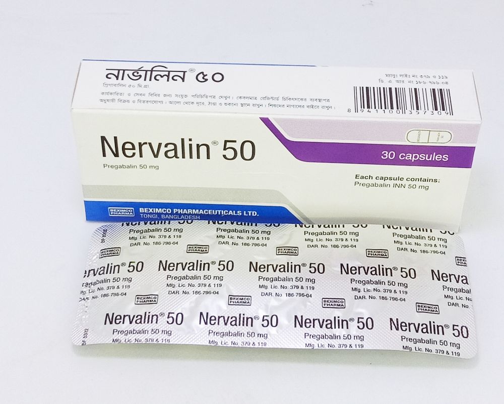 Capsule Nervalin 50mg ( 30 pcs )