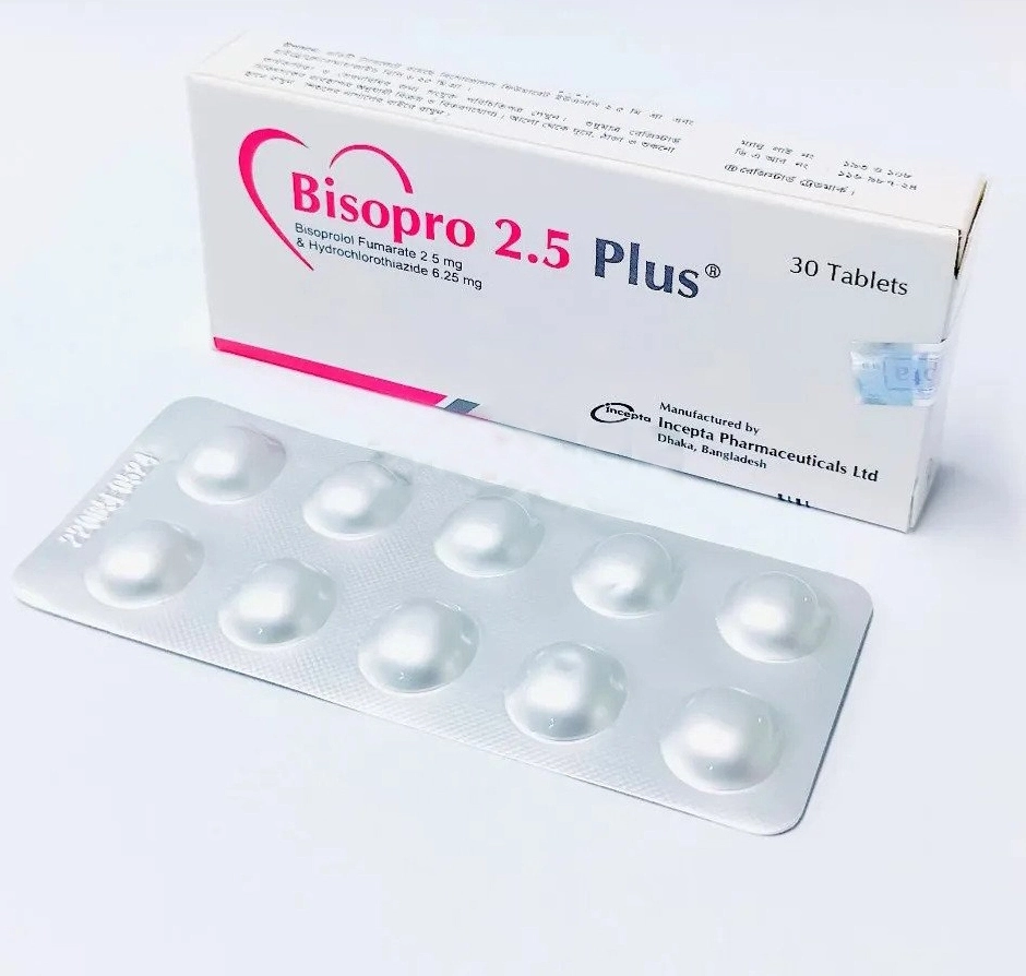Tablet Bisopro plus 2.5mg (50pcs )