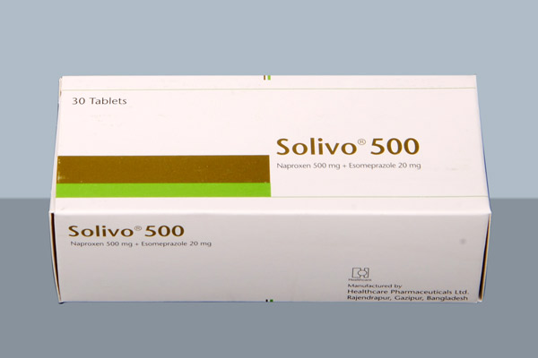 Tablet Solivo 500mg+20mg (  30 pcs )