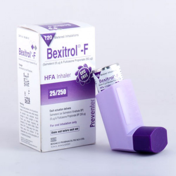 Inhaler Bexitrol F (25 mcg+250 mcg)/puff (120 metered dose)