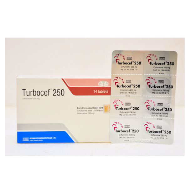 Tablet Turbocef  250 mg (14pcs)