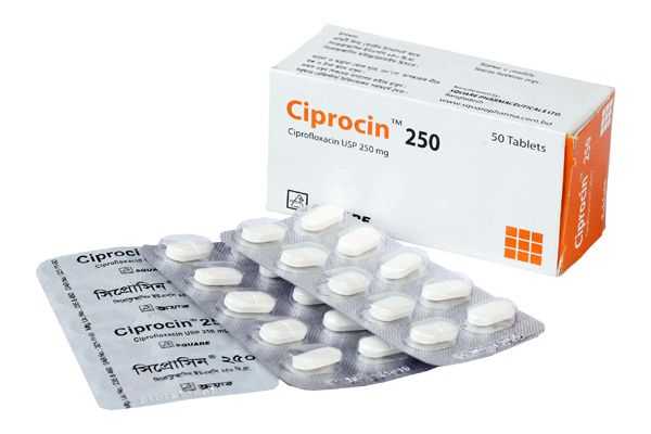Tablet Ciprocin 250 mg (50 pcs )