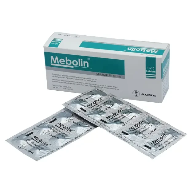 Tablet Mebolin 50 mg (100pcs)