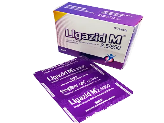 Tablet Ligazid M 2.5/850mg (30pcs)