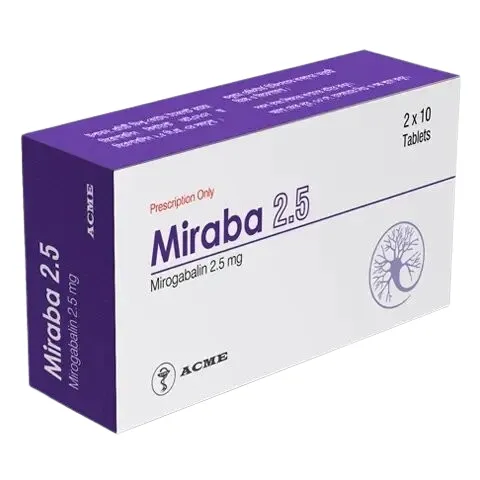 Tablet Miraba 2.5Mg (20 pcs)