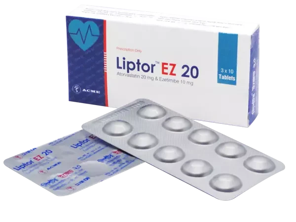 Tablet Liptor EZ 20+10Mg (30 pcs)