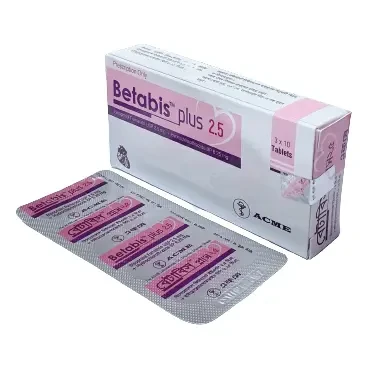 Tablet Betabis plus 2.5mg+6.25mg (30 pcs)