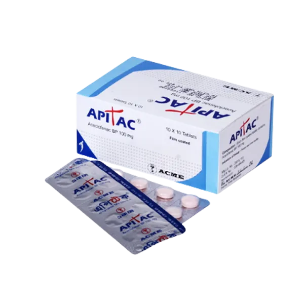 Tablet Apitac 100mg (100 Pcs)