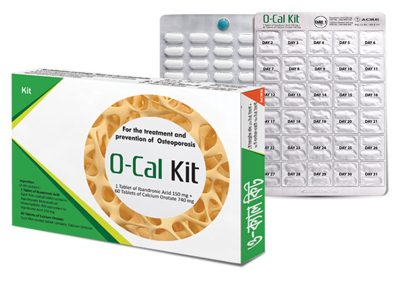 Tablet O cal kit (150mg&740mg) (1&60 tablet kit)