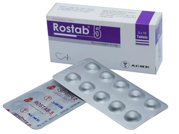 Tablet Rostab 5mg (50 Tab)