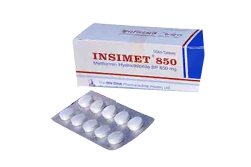 Tablet Insimet 850mg (50pcs)