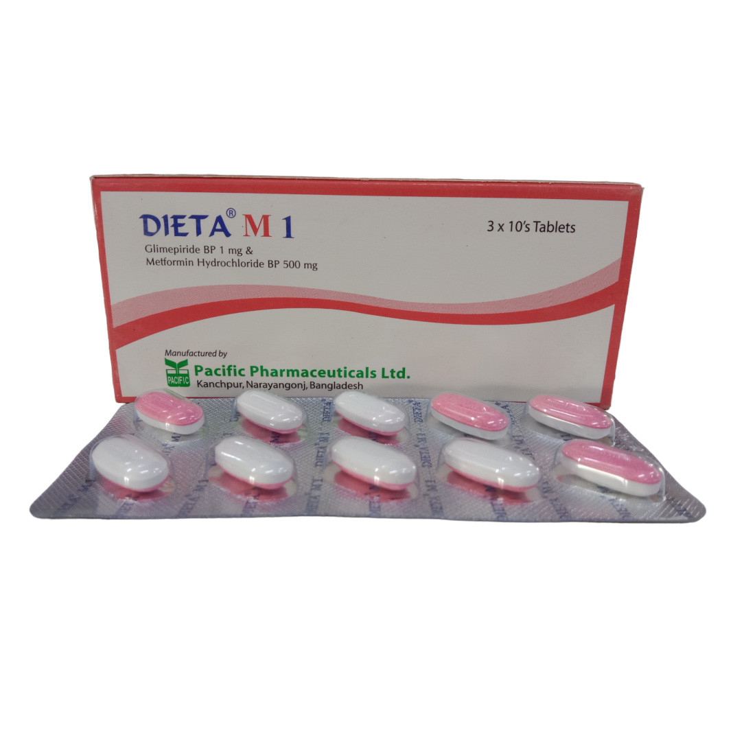 Tablet Dieta m  1mg+500mg (30pcs)