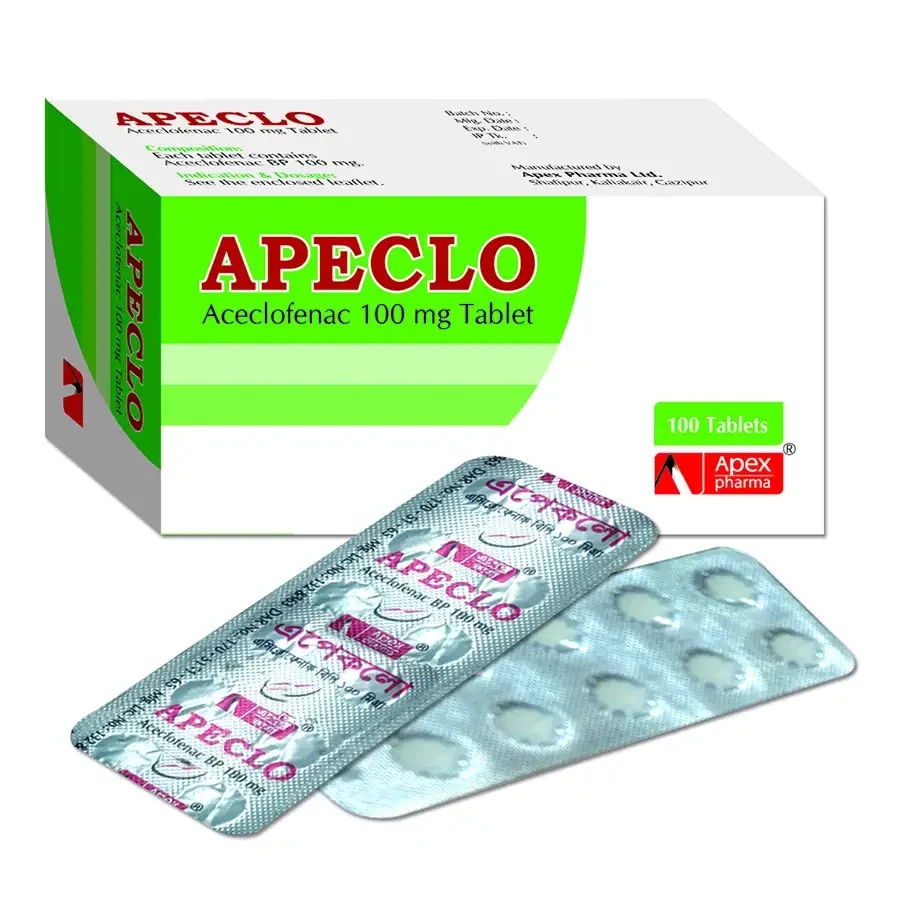 Tablet Apeclo 100mg (100pcs)