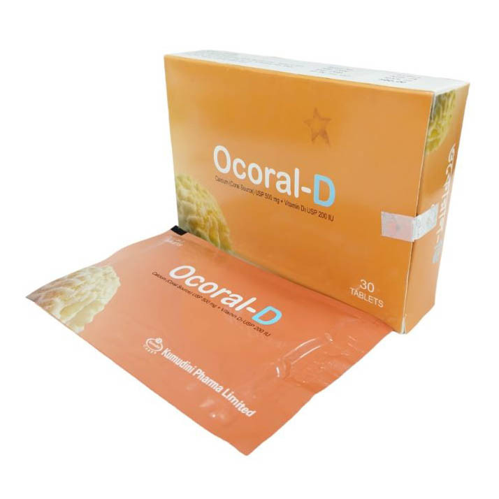 Tablet Ocoral D 500+200iu (30pcs)