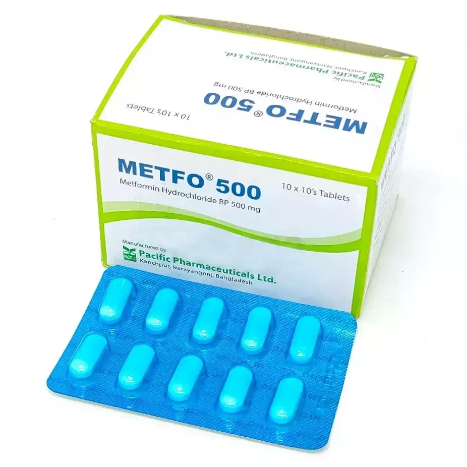 Tablet Metfo 500mg (100pcs)