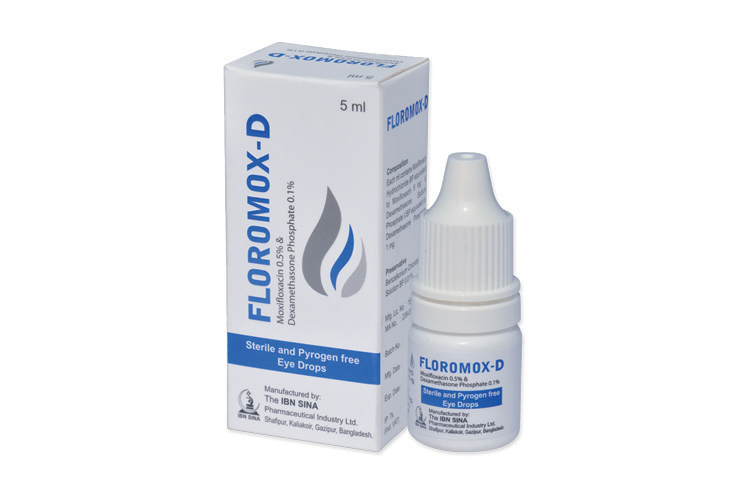 Eye Drop Floromox-D 0.5%+0.1%(5ml)