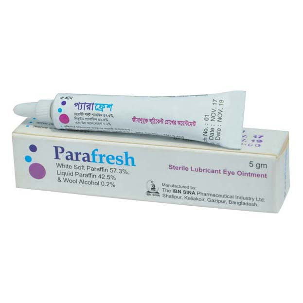 Eye ointment Parafresh 57.3%+42.5%+0.2% (5gm)