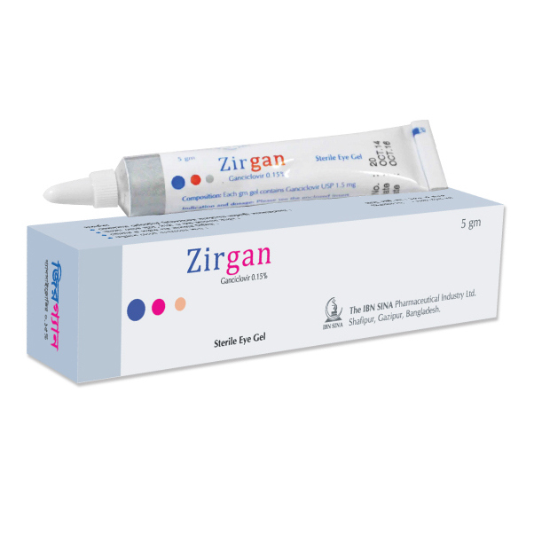 Gel Zirgan 0.15% (5gm)