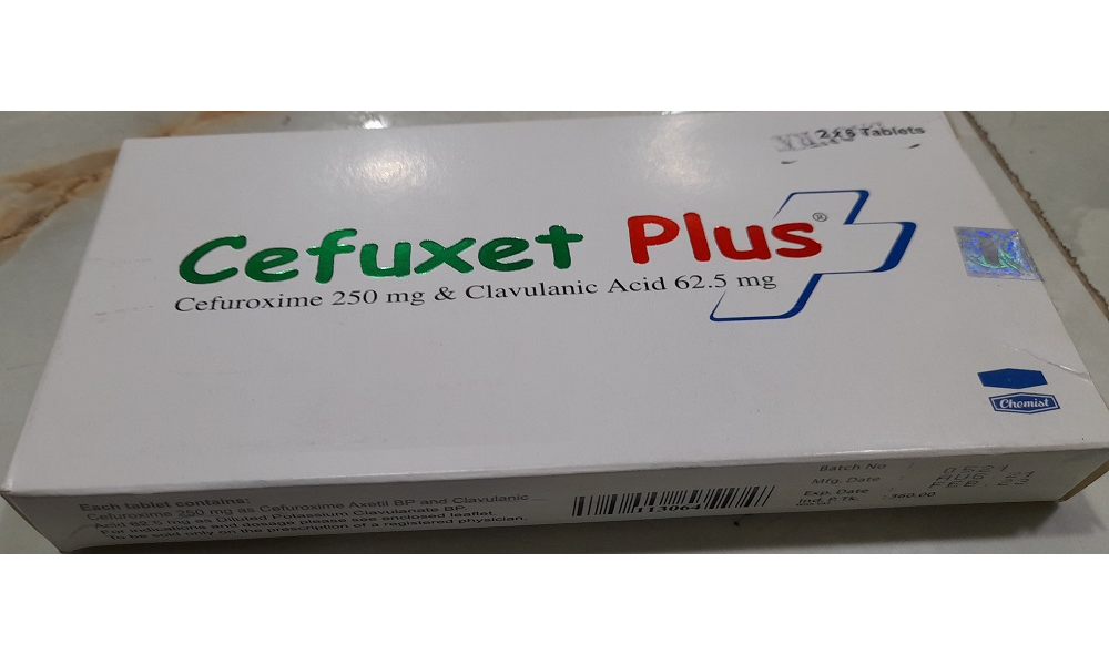 Tablet Cefuxet Plus 250mg + 62.5 mg (16pcs)