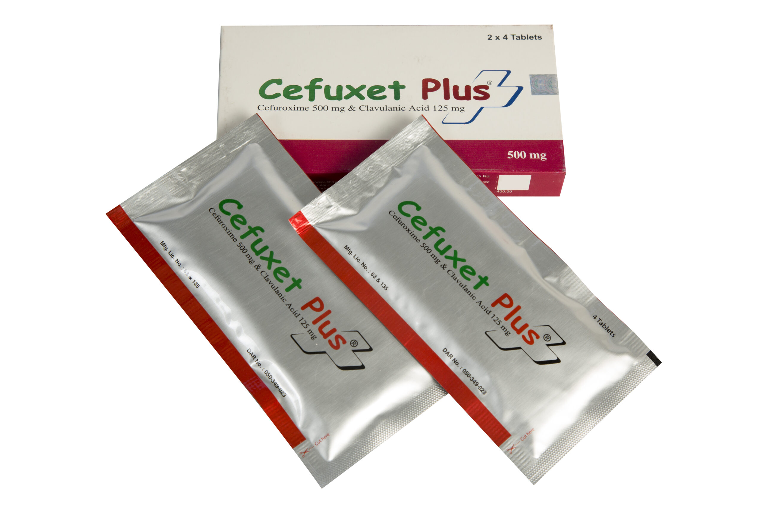 Tablet Cefuxet Plus 500 mg + 125 mg (8pcs)