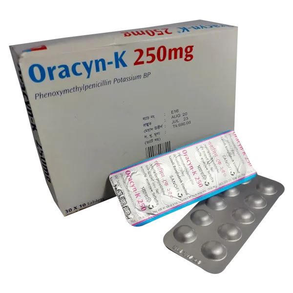 Tablet Oracyn K 250mg (300pcs)