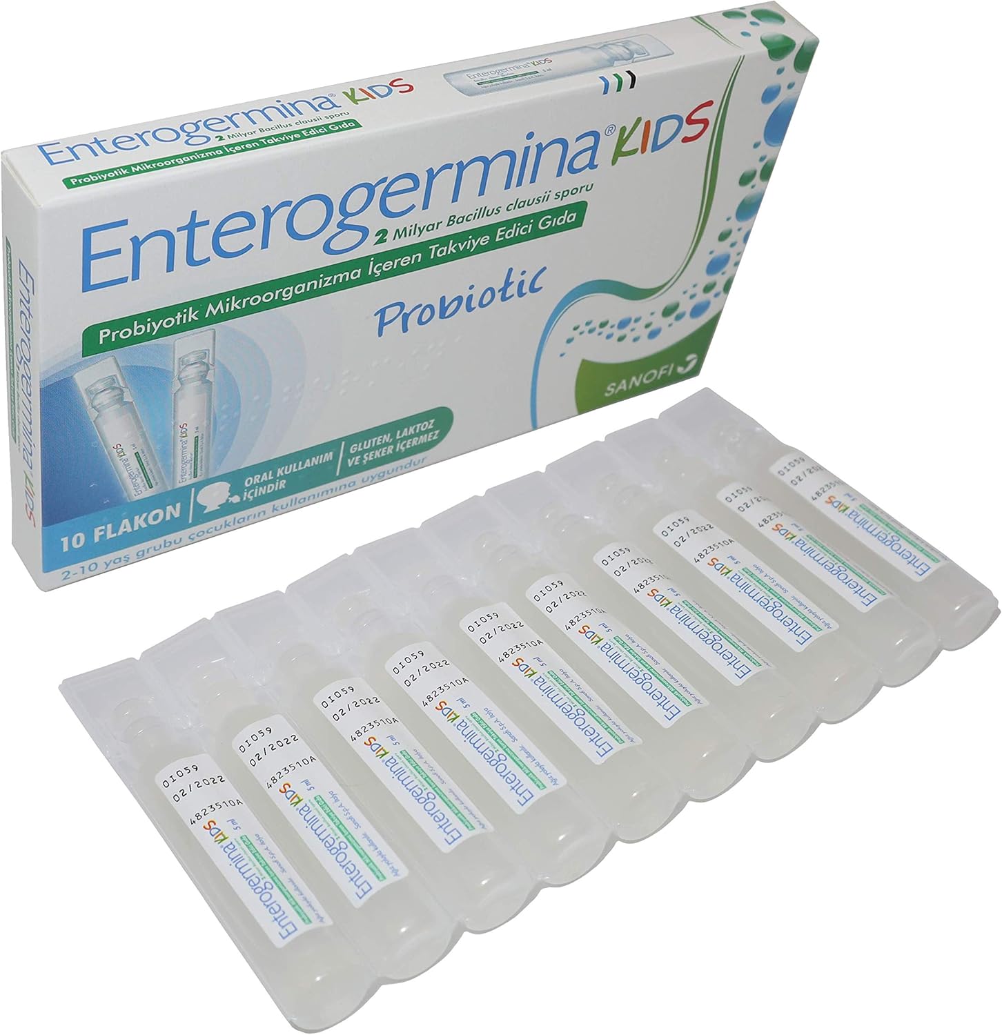 Oral Suspension Enterogermina 2billion/5ml (10pcs)