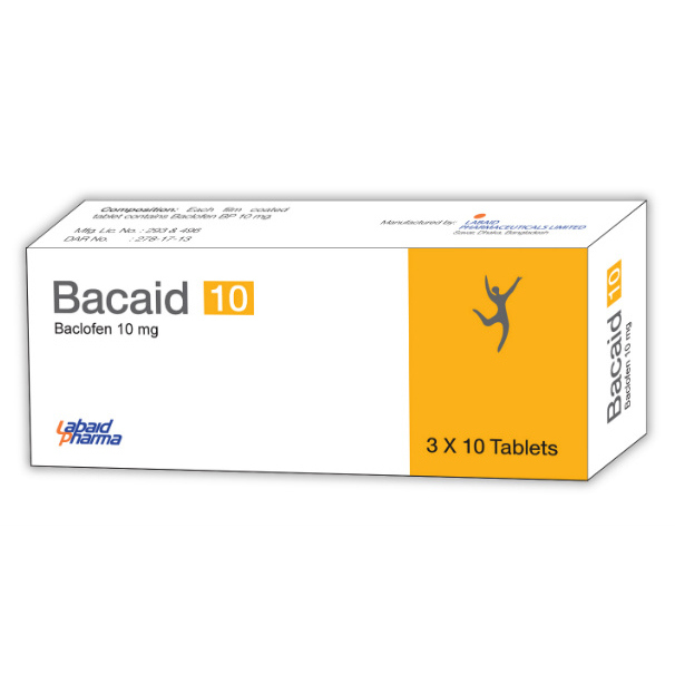 Tablet Bacaid 10 mg (30 pcs)