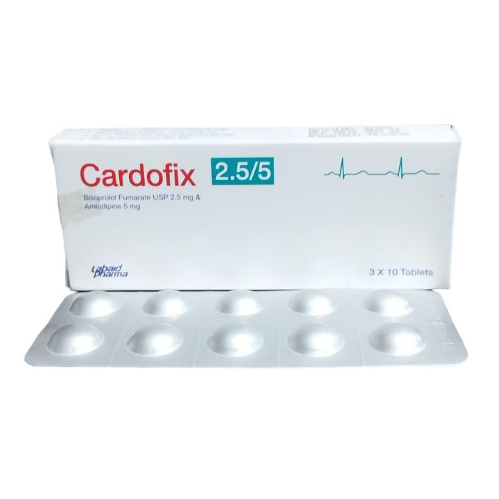 Tablet Cardofix 2.5mg+5mg (30pcs)