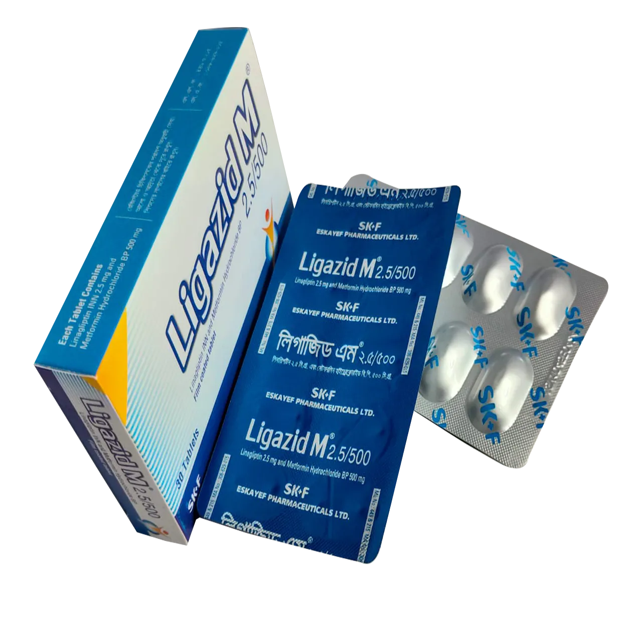 Tablet Ligazid M 2.5/500mg (30pcs)