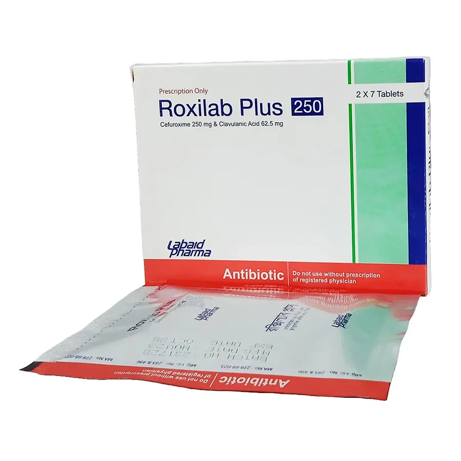 Tablet Roxilab plus 250mg+6.25mg (14pcs)