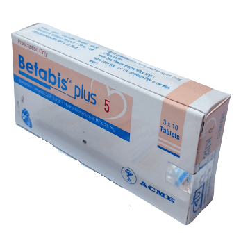 Tablet Betabis plus 5mg+6.25mg (30pcs)