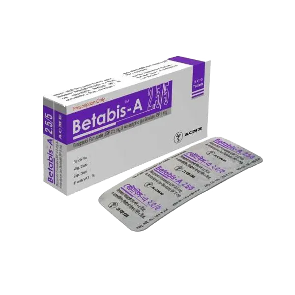 Tablet Betabis A 2.5/5mg (30pcs)