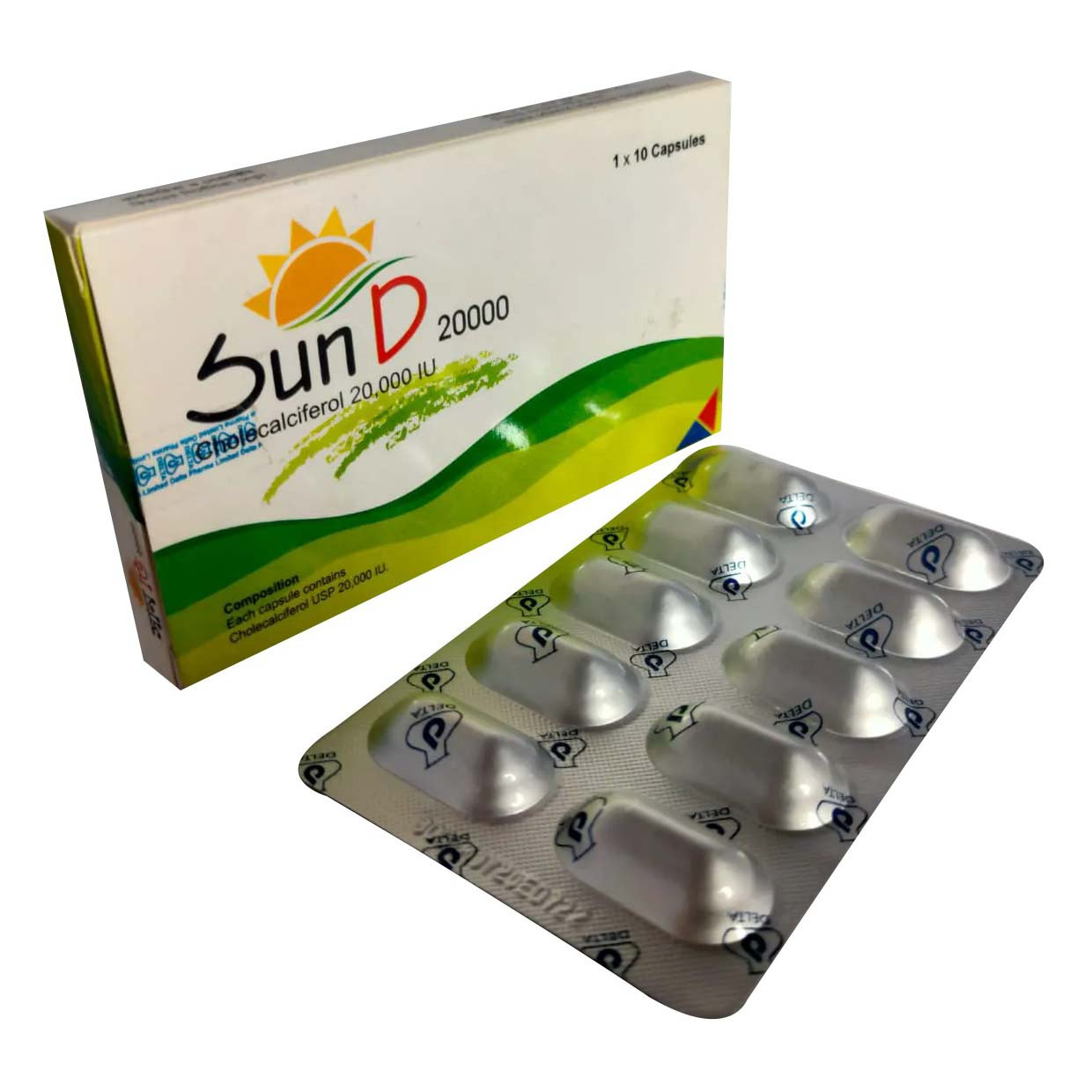 Capsule Sun D 20000 IU (10pcs)
