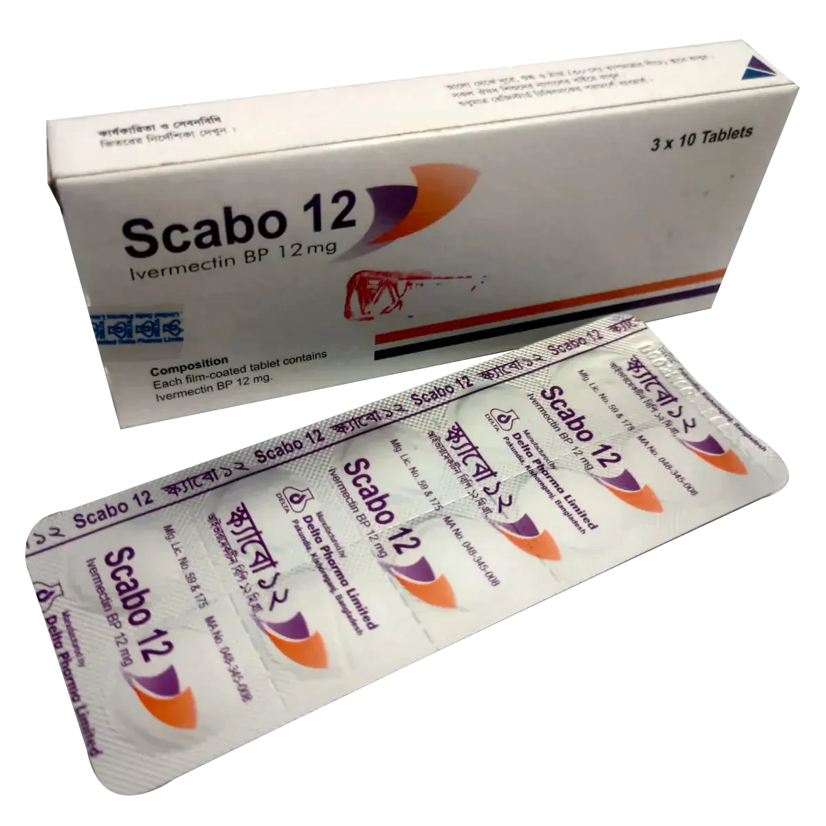 Tablet Scabo 12mg (30pcs)