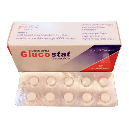 Tablet Glucostat 80mg (50pcs)
