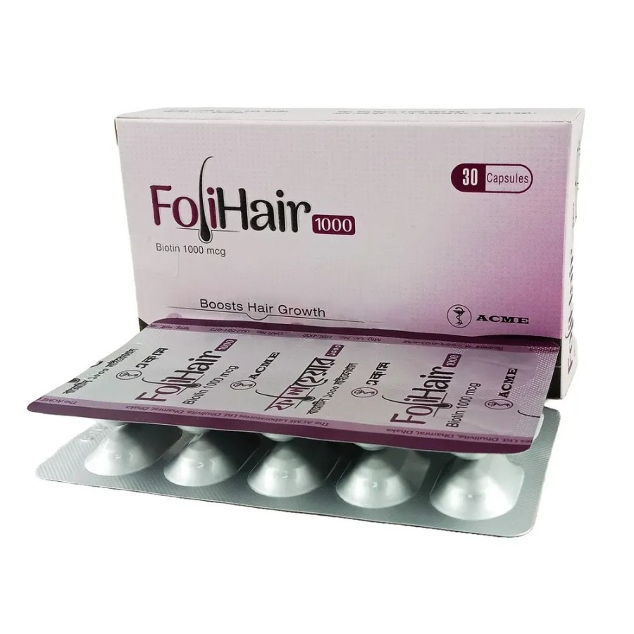 Capsule Folihair 1000mg  (30pcs)