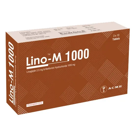 Tablet Lino m 2.5/1000mg(30pcs)
