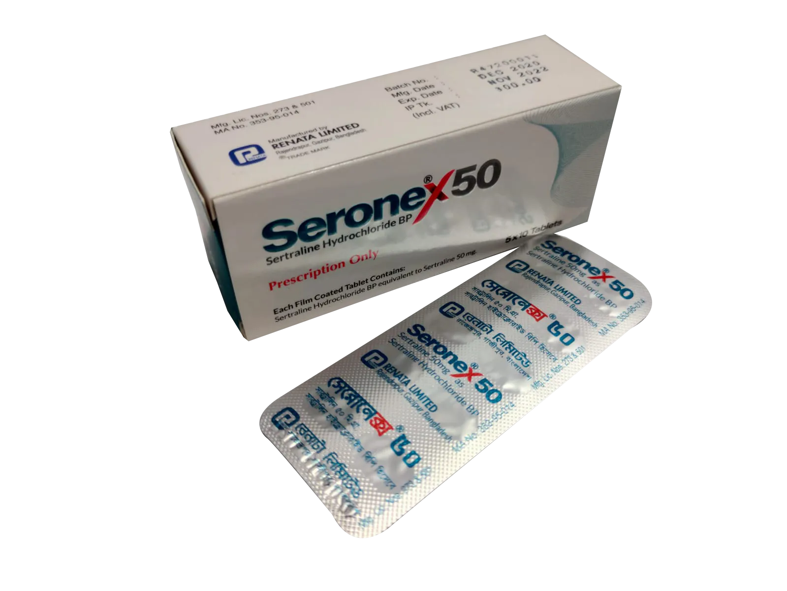 Tablet Seronex 50mg