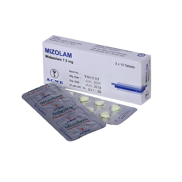 Tablet Mizolam 7.5mg (30pcs)
