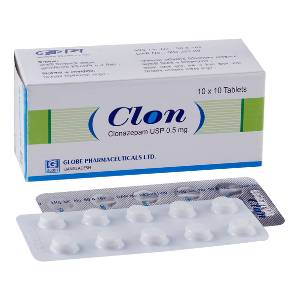 Tablet Clon 0.5mg (100pcs)