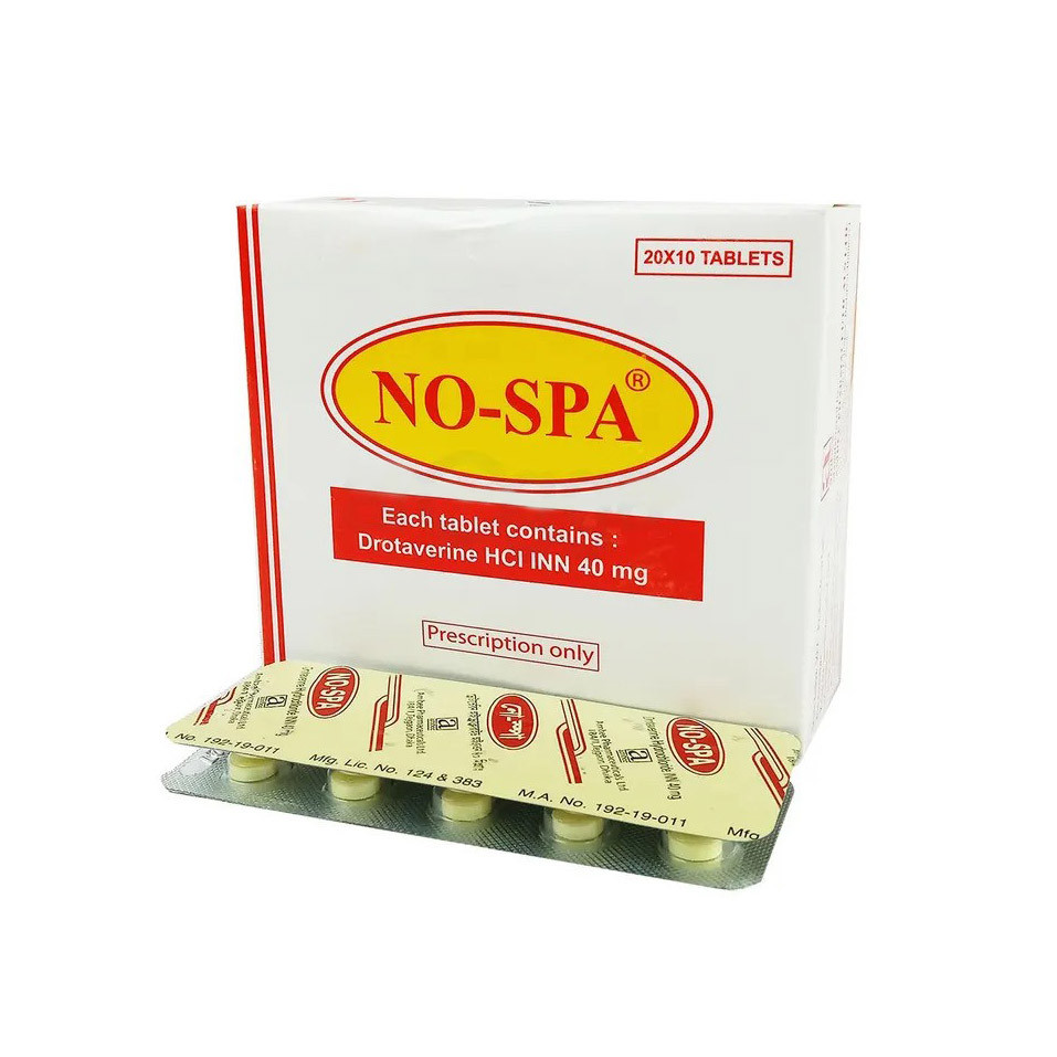 Tablet No-Spa 40mg (200pcs)