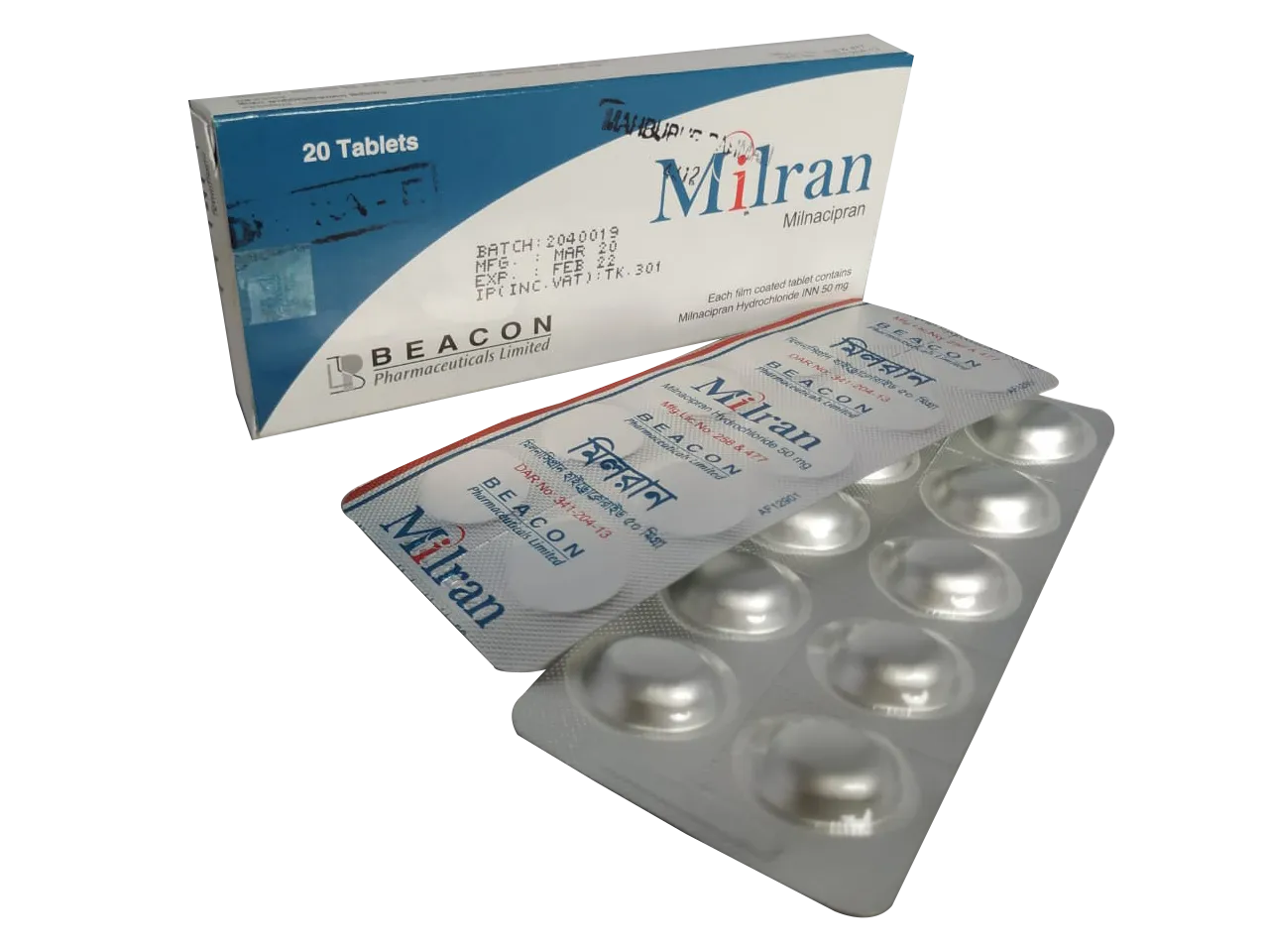 Tablet  Milran 50 mg (20pcs)