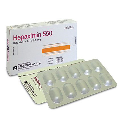 Tablet Hepaximin 550mg (10pcs)